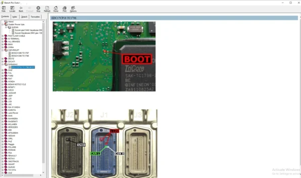 Ecu Pinout Connection Boot Ecu PinOuts Software Collection Repair Files ...