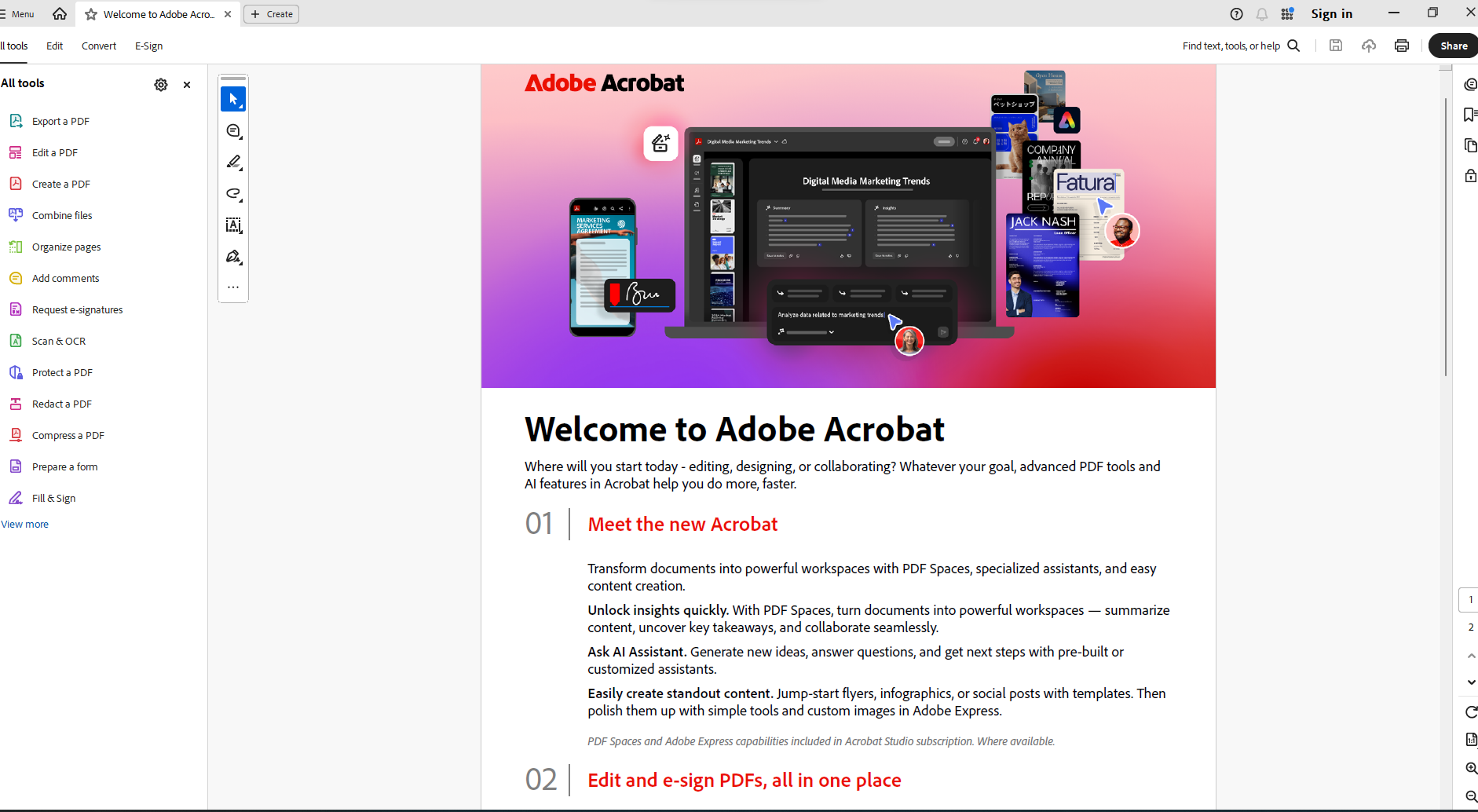 Adobe Acrobat Pro DC 2026 Portable (Windows) (Lifetime License / Global) - Image 2